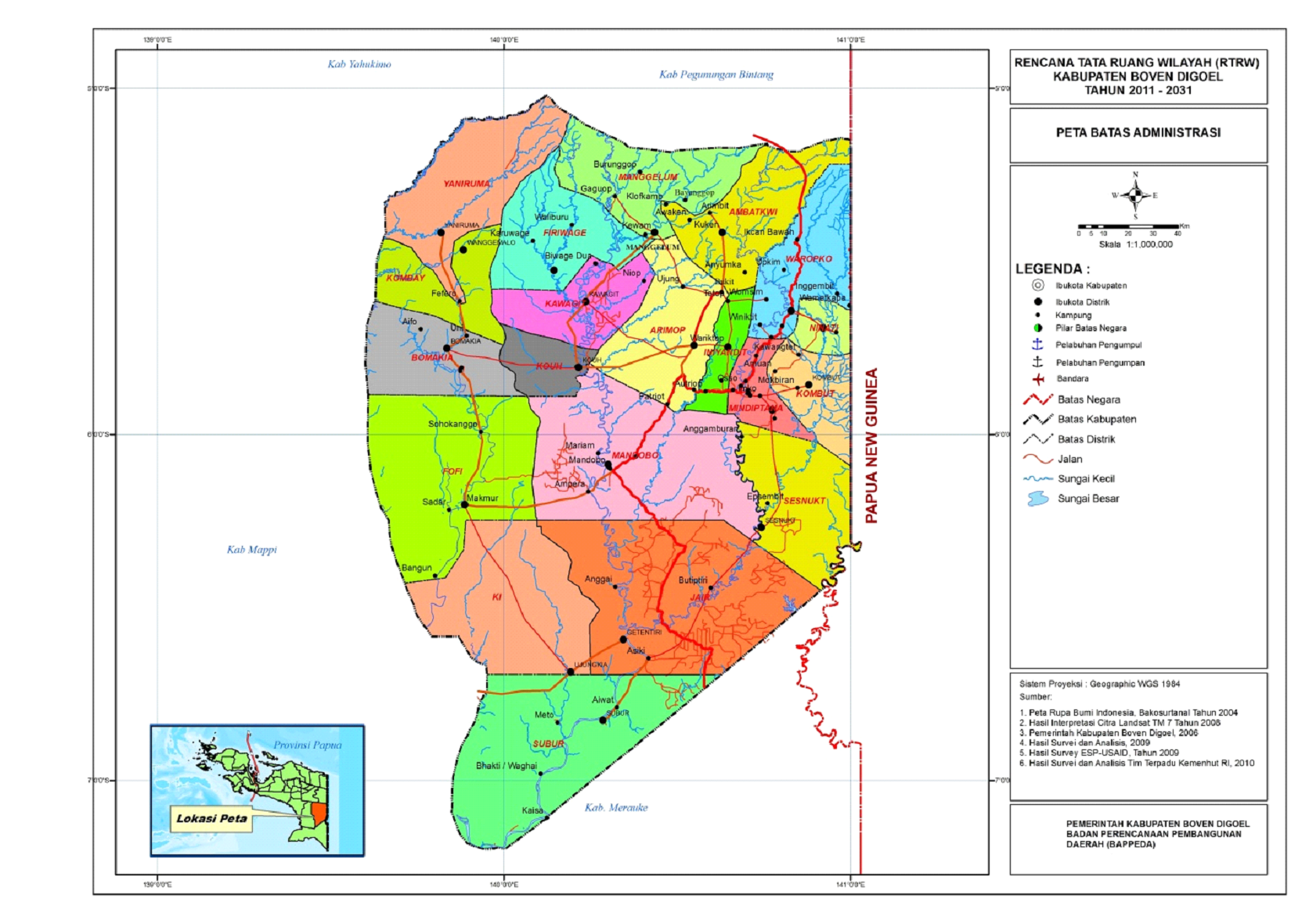 Geografis 2017 - Website Portal OPD Pemerintahan Kabupaten Boven Digoel